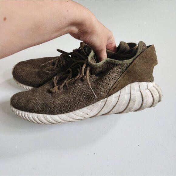 ADIDAS | Army Green Tubular Doom Sneakers sz 11.5 - Picture 3 of 8